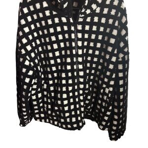 Black and White Checkered Jacket & Vest for $40